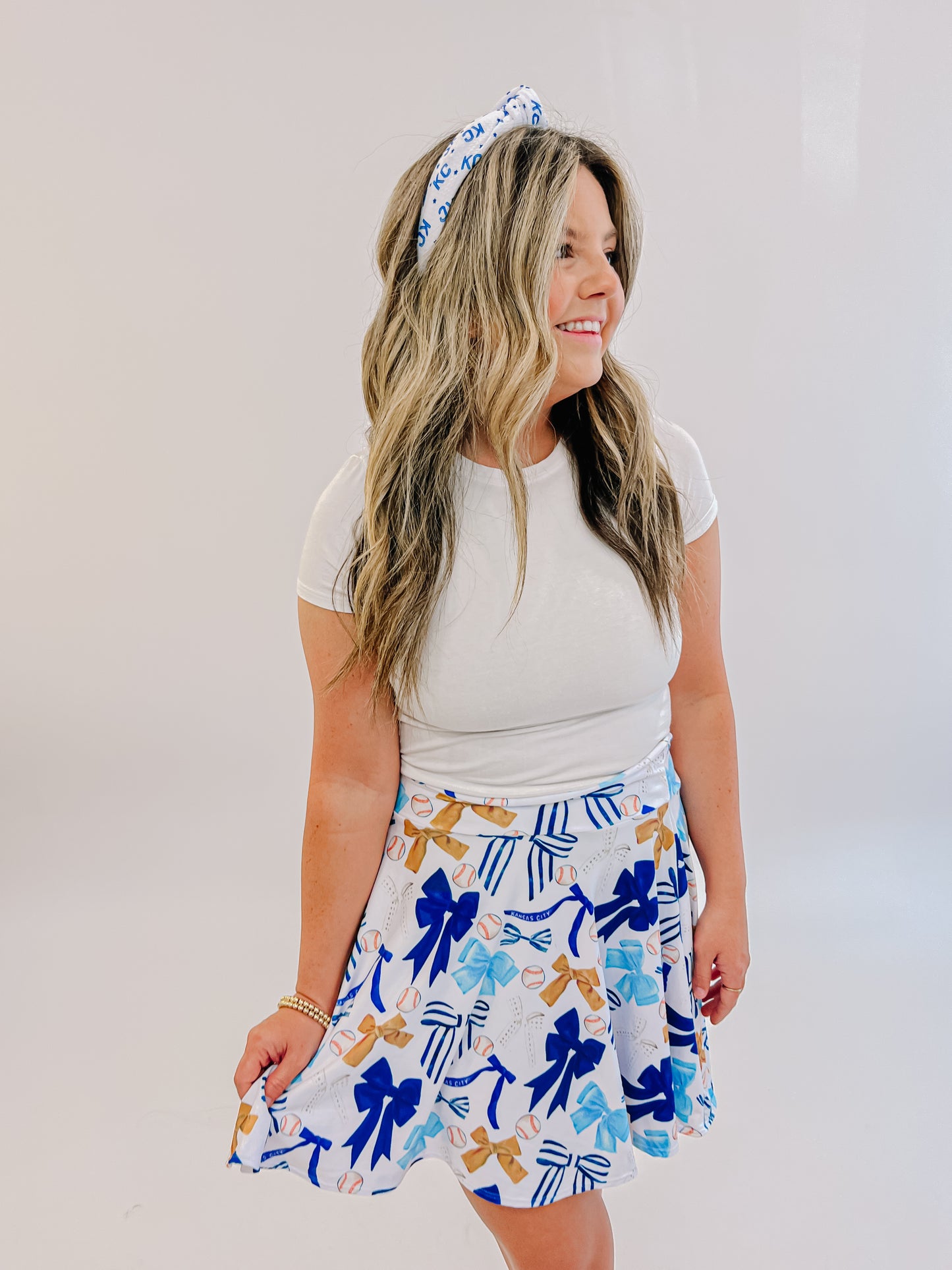 Women & Teen Skirt: Royal Bows