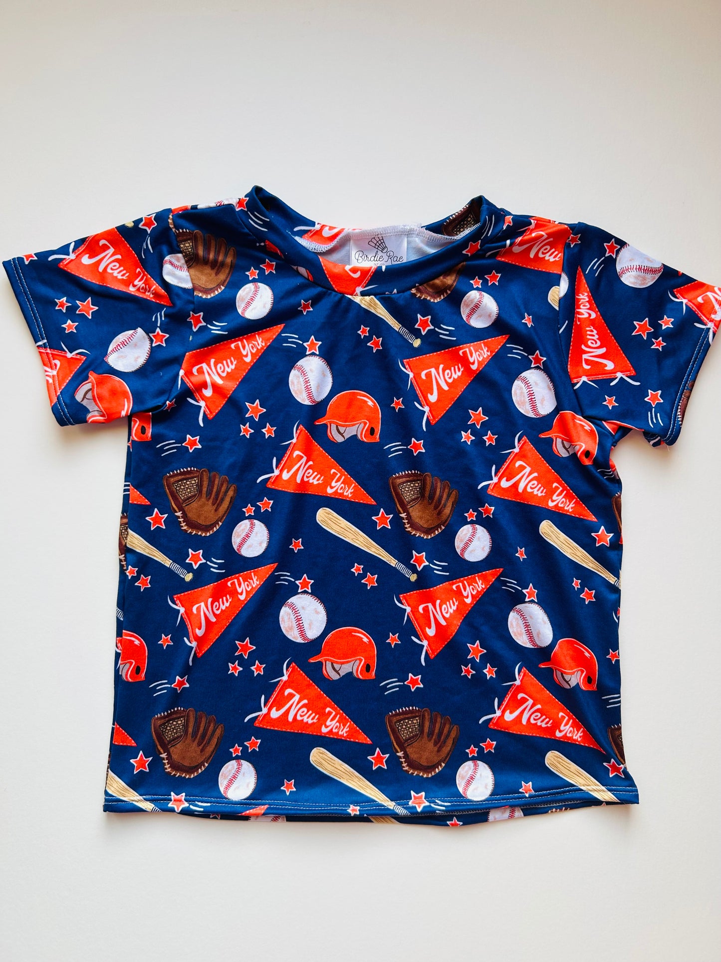 T-Shirt: New York Orange & Blue