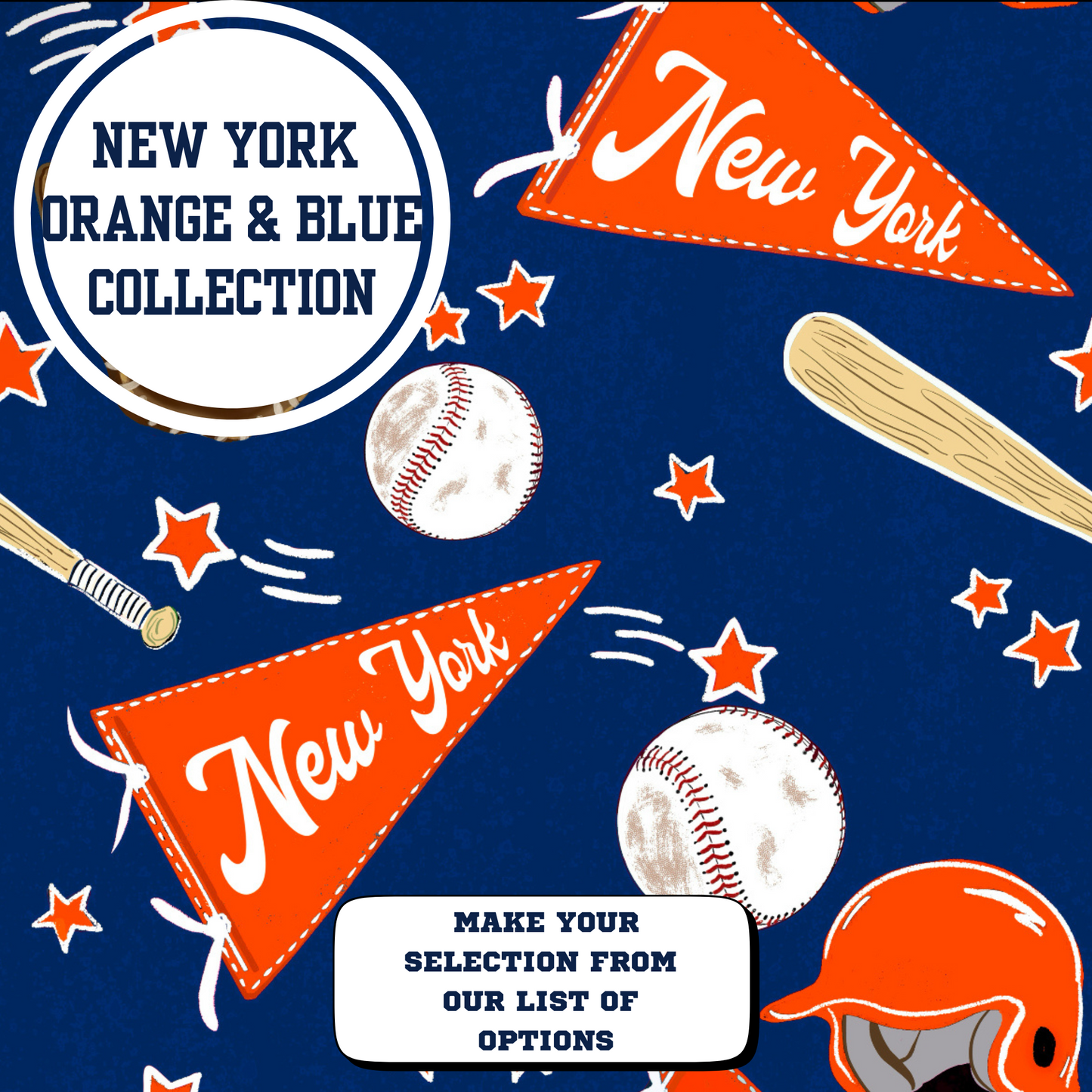New York Orange & Blue Collection