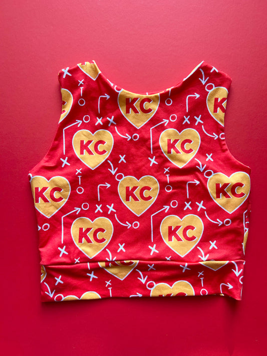 Racerback Tank for Girls: KC XO