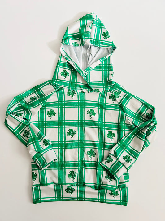 Hoodie: Checkered Clover