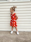 Twirl Dress: KC Heart on Red