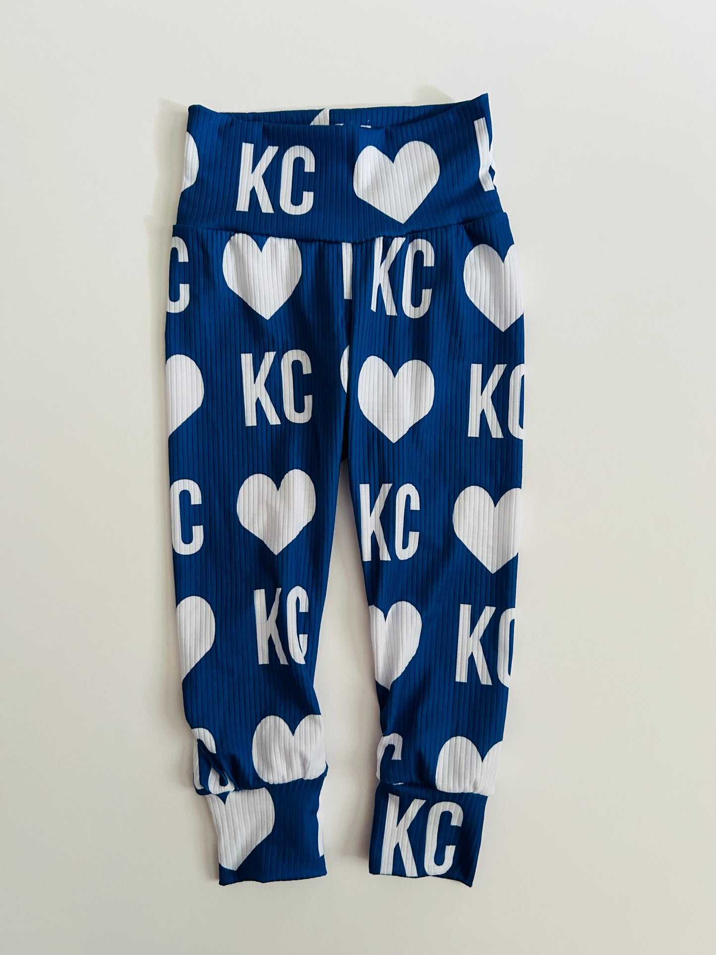 Leggings: KC Blue with Heart