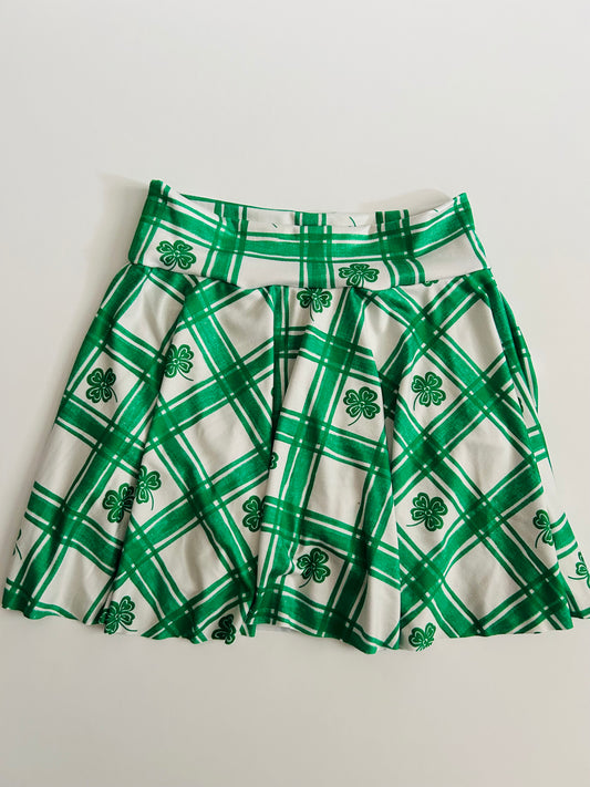 Cheer Skirt: Checkered Clover