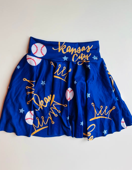 Cheer Skirt: Kansas City Cursive