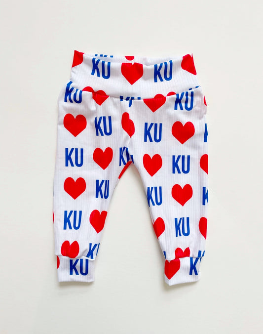 Leggings: KU with Heart