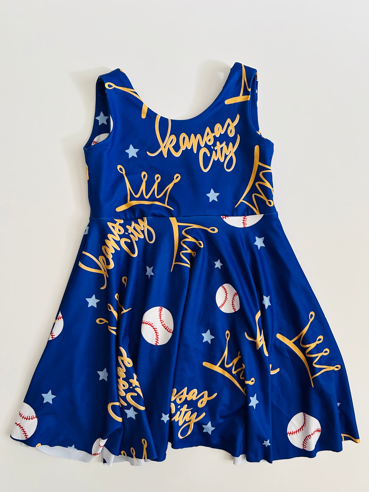 Twirl Dress: Kansas City Cursive