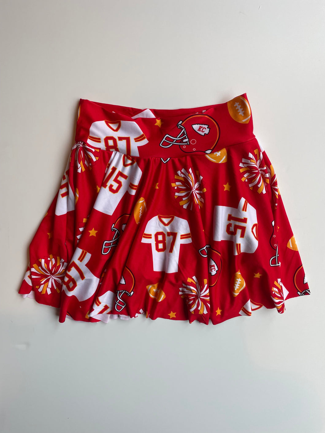 Cheer Skirt: 15 & 87 Jerseys